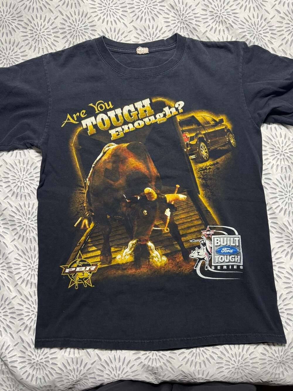 Built Ford Tough Series 2013 Size M Black T-Shirt